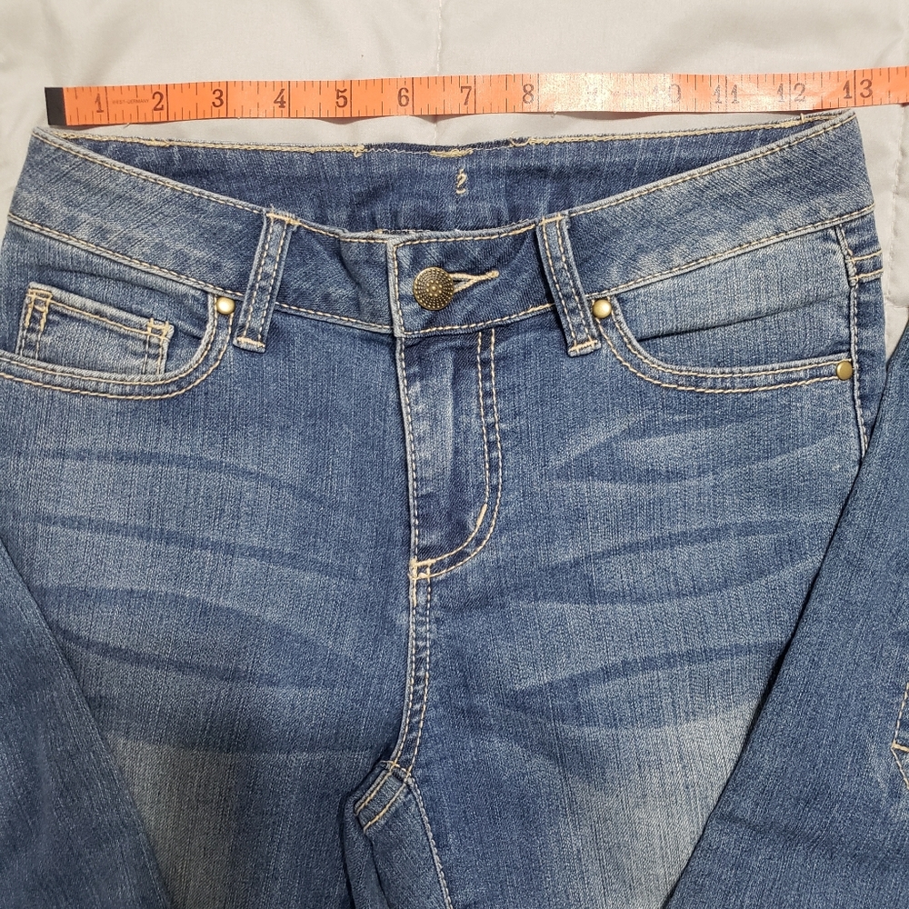 Cashe Vintage Lace Up Skinny Jeans - Picture 4 of 8